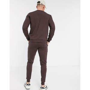 2025 Custom Logo Sweatsuits Jogging Track Suits Sport Slim Fit Custom Men <b>Plain</b> <b>Tracksuit</b> Set Men's Sets - Product Image 4