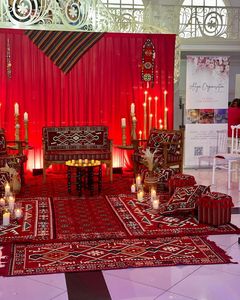 Décoration de siège de salon au henné de style traditionnel oriental Meubles de maison tuftés avec fonctions de rangement pour le salon - Product Image 2