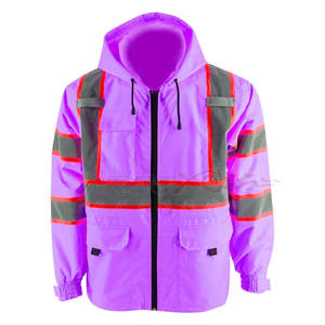 Veste de sécurité personnalisable avec passepoil réfléchissant et options de marque d'équipe Veste de sécurité avec doublure amovible - Product Image 1