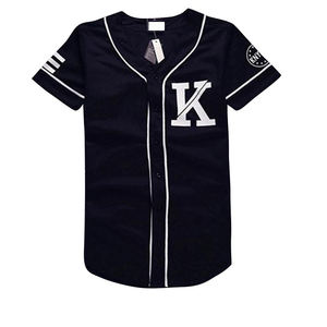 Impresión personalizada bordado uniforme de béisbol estilo camisa al por mayor barato en blanco béisbol Jersey ropa deportiva camisa - Product Image 5