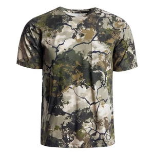 Wholesale Men's <b>Thermal</b> Short Sleeve Compression Athletic Base Layer <b>Top</b> Camo Lightweight Winter Hunting Gear T Shirt - Product Image 5