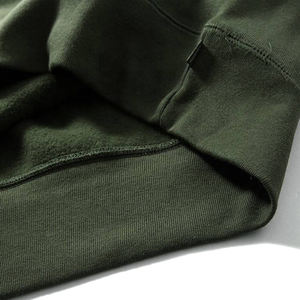 ร้อนขายฤดูใบไม้ร่วงและฤดูหนาวของผู้ชาย100% ผ้าฝ้ายหนาขนแกะที่เรียบง่ายปักธรรมดา Hoodie และเสื้อกันหนาว - Product Image 5