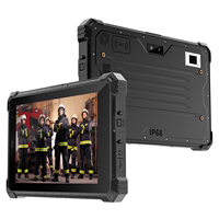 Tablet Genggam Tangguh 8 inci 10000mAh Sidik Jari UHF RFID Tablet Tangguh Ip68 WiFi 6 Tablet Tangguh RTK
