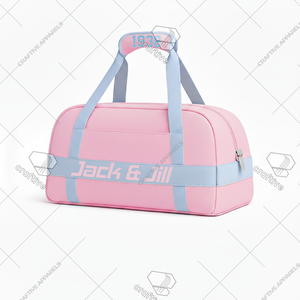 Jack And Jill Of America Varsity Weekender Sac polochon en nylon Sac de voyage et de sport de style sororité grecque avec logo personnalisé - Product Image 2
