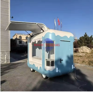 Remolque Food Truck Móvil para Pizza, Churros, Tacos, Crepas, Burbujas, Té con Leche y Café - Product Image 2