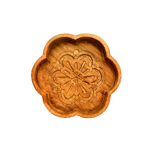 Best <b>Decorative</b> Ottoman <b>Tray</b> Farmhouse Serving Platter With Metal Handle Rare Design Solid Wooden Brown <b>Tray</b> <b>for</b> Sale - Product Image 6