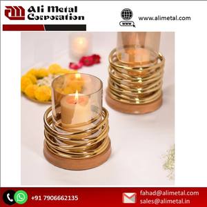 Anillo Metálico para Velas Votivas, Decoración Navideña para Interiores/Exteriores, Totalmente Personalizable, Aroma Intenso, Estilo Tradicional, Hecho a Mano - Product Image 3