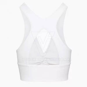 Nouveauté 2025 Soutien-gorge de sport à maintien élevé, couleur et design personnalisés, respirant, style simple, logo frontal, pour le fitness et la salle de sport - Product Image 2