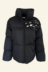 Chaquetas de Plumón Bordadas al por Mayor, Chaquetas Acolchadas, Chaquetas Bomber de Invierno para Mujer, Chaquetas de Plumón de Moda 2026, Abrigos Personalizados con Cierre y Cremallera - Product Image 3