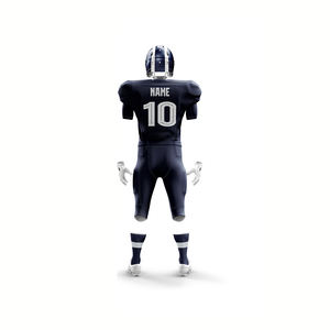 Uniformes de football américain de haute qualité pour jeunes XL Designs de numéros simples personnalisés Impression par sublimation Ensembles de style sportif - Product Image 2