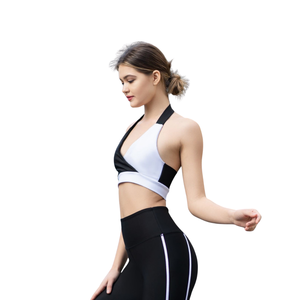 Sujetadores Deportivos de Yoga con Logotipo Frontal Personalizado para Mujer, de Alta Sujeción para Fitness, Tallas Grandes, Cómodos, OEM, ODM, Venta al Por Mayor - Product Image 3