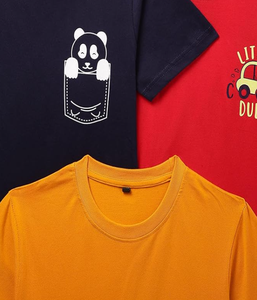 Prix d'usine – Ensemble d'été respirant pour homme, coupe ajustée, imprimé personnalisé, deux pièces, manches courtes, en polyester/coton tricoté - Product Image 5