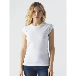 T-Shirt Personalizzata da Donna in Tessuto Slub per Merchandising Promozionale - Product Image 1