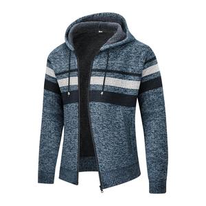 Haute qualité Street Wear fermeture éclair Style hommes à capuche basiques coton grande taille respirant confortable trucs à capuche à manches longues - Product Image 2