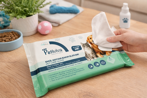 Med-Cover Guantes de Cuidado Corporal para Mascotas, Limpieza Profunda, Sin Crueldad, Sin Fragancia, Sin Parabenos, con Infusión de Vitamina C y Minerales, Lavado en Seco - Product Image 3