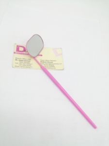 Custom Logo Pink Oval Shape Stainless Steel <b>Magnifying</b> <b>Lighted</b> ISO CE Certified Cosmetic Eyelash Inspection Mirror Fancy Ring - Product Image 4