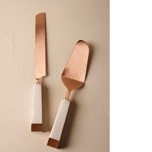 Hot Selling Brass Handle Cake Server <b>Set</b> Superior Quality Cake <b>Spatula</b> and Server <b>Set</b> Latest Design Less Price - Product Image 2