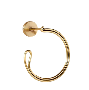 Portarrollos de Papel Higiénico de Diseño Estándar para Baño, Metal Plateado, Hecho a Mano, Soporte de Pared para Papel Higiénico - Product Image 3