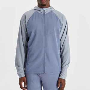 Ropa Deportiva de Camuflaje con Recubrimiento Personalizado al por Mayor, Ligera, Atlética, Unisex, Impermeable, Cortavientos, con Media Cremallera - Product Image 6