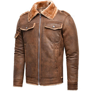 Veste en cuir de vache pour homme, tendance, vente en gros, personnalisée, respirante, coupe-vent, imperméable - Product Image 5