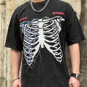 เสื้อยืดคอโปโลผ้าฝ้ายโอเวอร์ไซส์พิมพ์ลายปลอดภัยมองเห็นได้ชัดเจนสีเดียว - Product Image 4