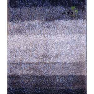 Tapis shaggy indien noué à la main, unique en son genre, 7'6 x 5'3 - Product Image 1