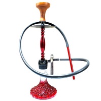 Nouvel Article Fournitures en Gros Designs Fantaisie Narguilé de Haute Qualité Portable Chicha Russe Allemagne Verre Vert Narguilé Européen