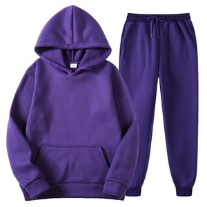 Nuevos chándales de fitness en blanco unisex, pantalones de chándal con capucha, conjuntos de Jogger, pantalones Cargo, chándales, chándales, conjunto de 2 piezas - Product Image 3