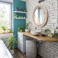 Miroirs ronds Boho de 26 pouces pour le mur Miroir circulaire rustique avec cadre sculpté Grands miroirs muraux décoratifs pour le salon