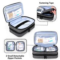 Sac à médicaments, glacière à insuline, étui de voyage avec 4 blocs de glace, double couche, accessoires pour diabétiques ou autres soins du diabète