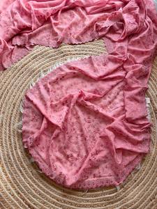 Saree exclusif en soie pure et douce de créateur indien, beau travail de broderie et bordure de travail de séquence pour mariage et fête - Product Image 6