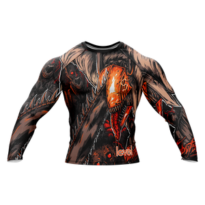 Chemise de compression MMA à manches courtes avec logo de surf Rashguards de jiu jitsu sublimés Concevez votre propre Rash Guard personnalisé - Product Image 1