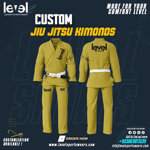 2025 Bjj Karate Gi Jiu Jitsu Gi Kimono Jiu Jitsu Uniforms Men Suit Kimono Uniform Jiu Jitsu 2025 Wholesale Arts Uniform - Product Image 2