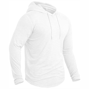 Sweat-shirt blanc minimaliste pour homme, pull blanc léger, sweat-shirt blanc, streetwear blanc, sweat-shirt blanc Pakistan - Product Image 4