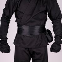Uniformes de ninja unisexes en coton de haute qualité, vêtements d'arts martiaux confortables avec logo personnalisé et service OEM pour adultes