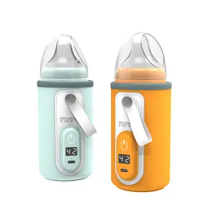 USB portátil de viaje impermeable bebé botella de leche caliente botella de calefacción cubierta