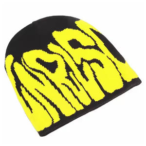 Gran oferta, gorros térmicos de algodón 100%, patrón impreso de alta calidad, a la moda ropa de invierno, playa, logotipo personalizado, Diseñador - Product Image 5