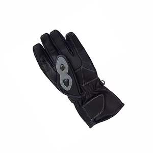 Guantes de cuero anticaída para motocicleta, guantes protectores de cuero todoterreno - Product Image 6