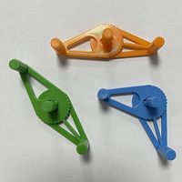 Supports de plantes réglables en plastique multicolores à faible impact sur les plantes - Pinces de formation et plieurs pour plantes, pour serre, jardin et usage domestique RAPITECH