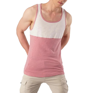 Camiseta sin Mangas Deportiva para Hombre, Estilo Nuevo, con Bloques de Color, para Gimnasio y Entrenamiento, con Opciones de Impresión de Logotipo, Colores y Tallas - Product Image 1