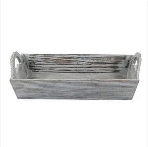 Grand Rectangle fait à la main pour plateau de service en bois Table basse ottomane moderne personnalisable plateau de service pour usage domestique en gros - Product Image 4