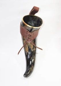 Worldwide Export Customizable Natural Viking Drinking Horn Best Quality Metal Stand for Party Quality Glass <b>Mugs</b> BY HF CRAFTS - Product Image 5