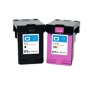 Wholesale 675XL Remanufactured Color print cartridge 675 XL 675 ink cartridge for HP Officejet 4000 4400 4575 printers