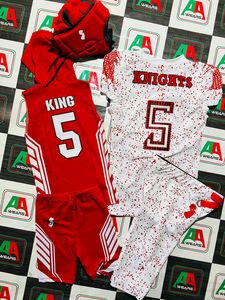 Maillot de football américain maillot de fan maillot de parent sublimation broderie sergé plus taille vraies photos tissu respirant - Product Image 2