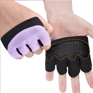 Guantes de Neopreno Transpirables de Medio Dedo 2026 para Hombre y Mujer con Correa Ajustable en la Muñeca, Guantes de Gimnasio sin Dedos de Neopreno - Product Image 1