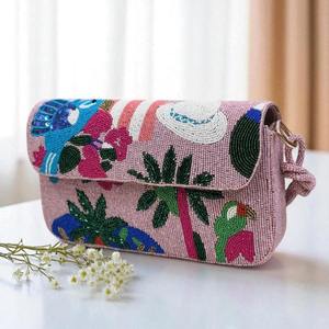 Sac perlé à la main à la mode Sac à main perlé à la mode pour filles disponible au prix de gros pour l'exportation depuis l'Inde - Product Image 3