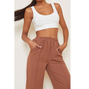 กางเกงกีฬาเอวยางยืดกางเกงผ้าทอแบบลำลองดีไซน์ใหม่จากโรงงานเสื้อน้ำหนักเบาสำหรับใส่วิ่ง - Product Image 6