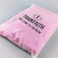 Sacs d'emballage personnalisés imperméables mats avec fermeture éclair pour vêtements, chaussettes et chaussures, en matériaux recyclés et avec impression de logo