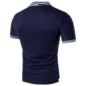 เสื้อโปโลผู้ชายแฟชั่นล่าสุดระบายอากาศได้เสื้อโปโลแขนสั้น - Product Image 2