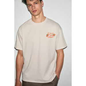 T-shirt pour homme GRIMELANGE FILIERO, 100% coton biologique, imprimé, col rond, coupe classique - Product Image 5